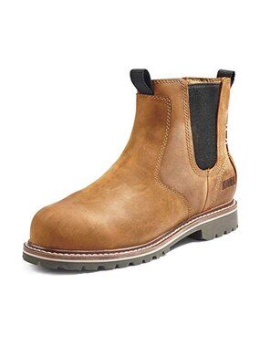 Waterproof Leather Chelsea Work Boot Composite Toe Slip Resistant